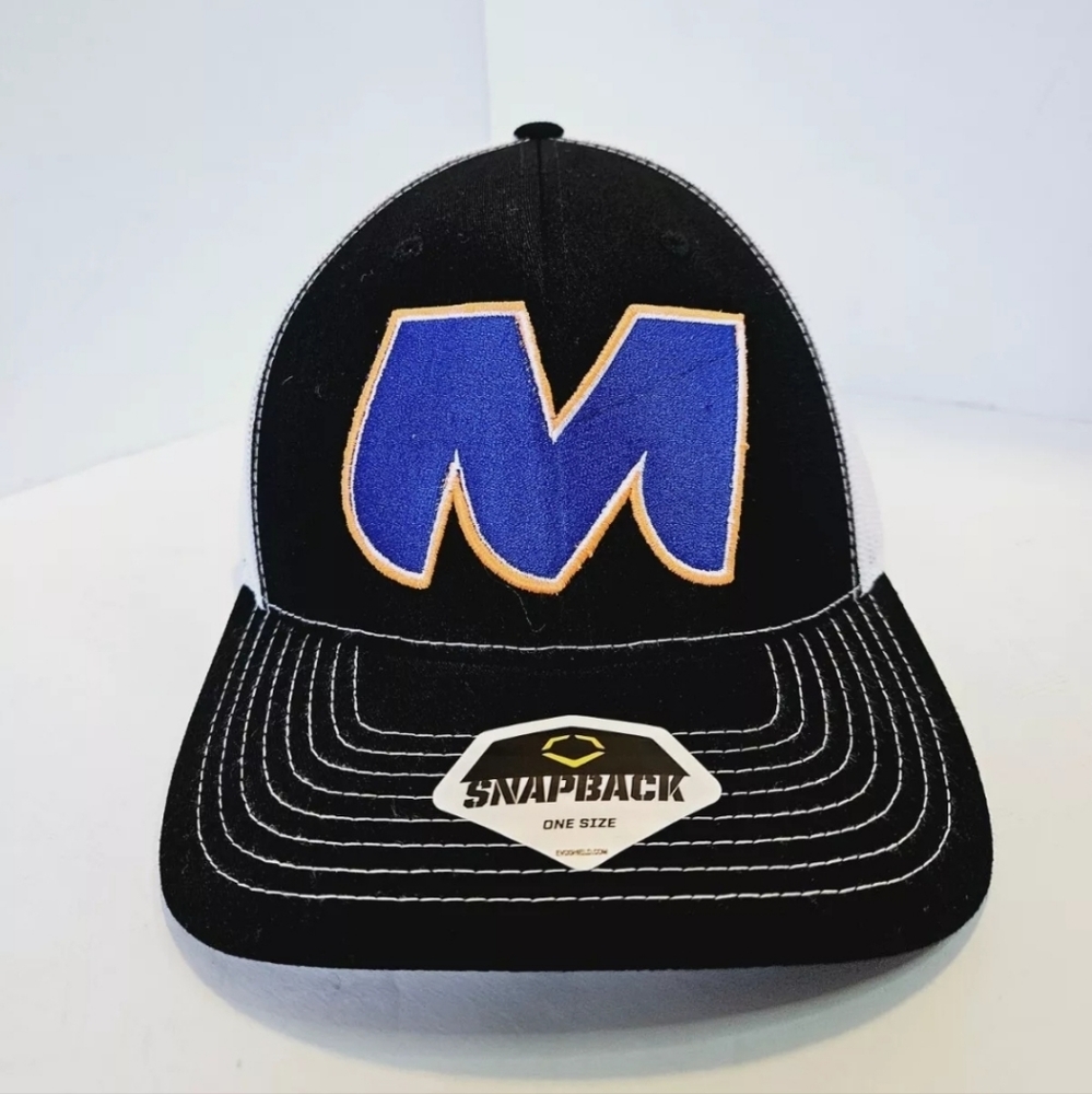 EvoShield Snackback Hat Black/White Men's Trucker Baseball Cap